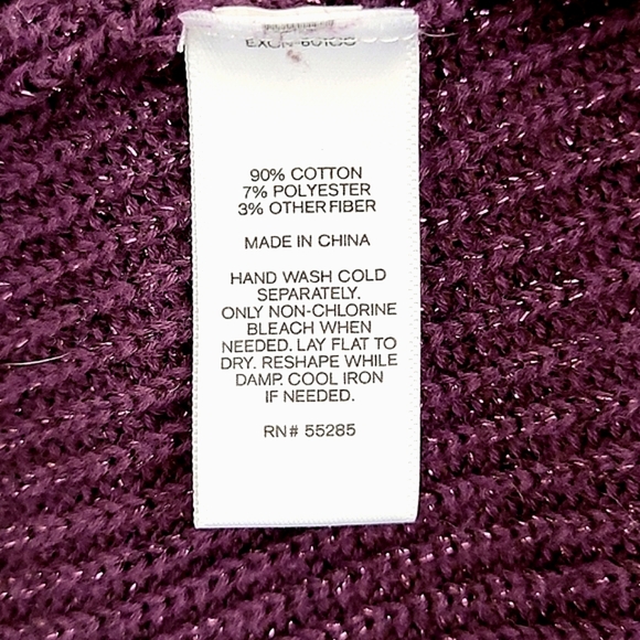 EXPRESS Dolman Style Sparkle Sweater - Picture 7 of 8